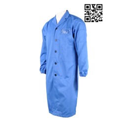 NU026 tailor made doctor medicine design long style team men' s uniform supplier hk company NU026 tailor made doctor medicine design long style team men' s uniform supplier hk company